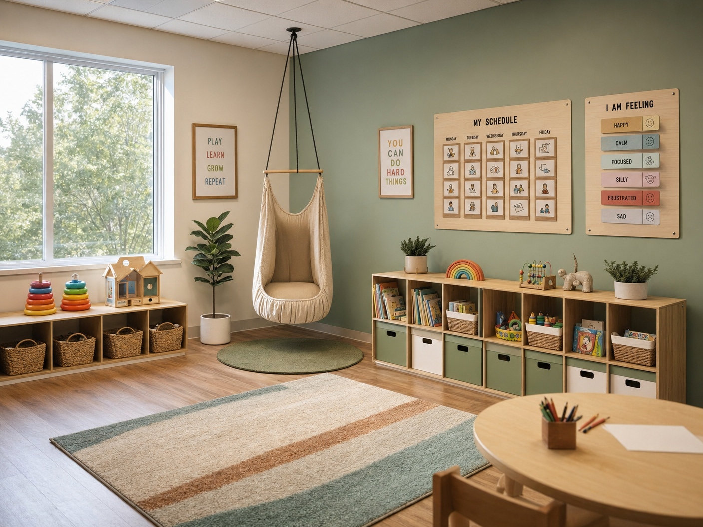 Palisades ABA therapy room